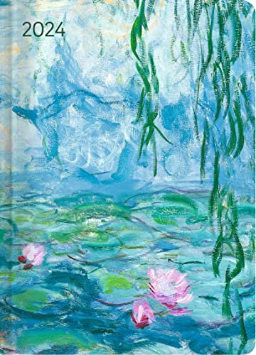 Ladytimer Monet 2024 - Taschenkalender A6 (10,7x15,2 cm) - Weekly - 192 Seiten - Notiz-Buch - Termin-Planer - Alpha Edition