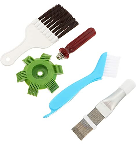 HONMEET 1 Brosse de Nettoyage pour climatiseur goupillon radiateur Nettoyeur climatisation AC Bobine Brosse de Nettoyage Brosse de Nettoyage de radiateur réfrigérateur redresseur d'évents