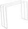 Mumusuki Kitchen Countertop Dishcloth Drying Rack, Iron 3 Arms Dishcloth Holder Free Standing Dish Rag Storage Hanger For Utility Room, Kitchen, Bathroom Sink (White)