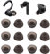 Replacement Earbuds Tips Silicone Ear Tips for Soundcore Space A40, Soundcore Sport X10, Life A1,Life P3,Life P3i,Fit in Case, Replacement for Anker Earphone,Medium Size 6 Pairs,Black (512m6pm)