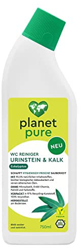 PLANET PURE WC Reiniger Urinstein & Kalk Eukalyptus schafft hygienische Frische & Sauberkeit