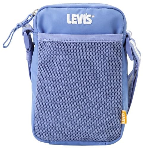 Levis Herren & Unisex Gold Tab Mini Crossbody Bag, Blue