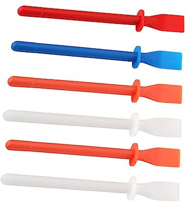 DOITOOL Sets Handheld Smear Glue Spreader Tool DIY Craft Gluesticks Soft Brush for Pu Leather Felt Cardboard Wood Pcs