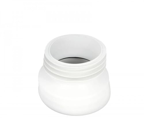 WC Anschluss universal gerade Ø110 WC-Anschlussrohr 100mm WCAnschlußstutzen weiss (Gerade)