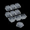 yanwuwa Keycaps Lot de 10 touches rétroéclairées en ABS avec couche transparente Cherry MX pour claviers mécaniques