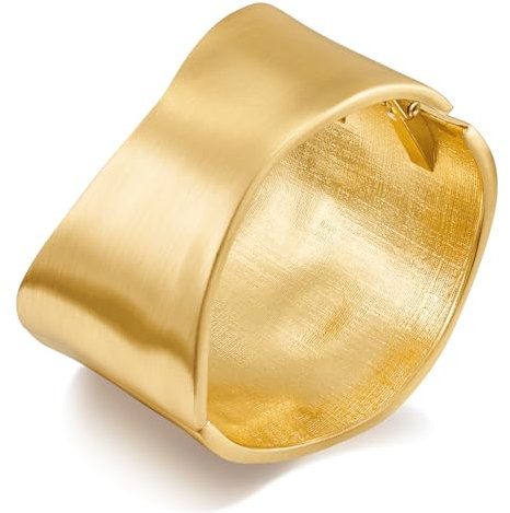 LILIE&WHITE Breiter Armreif Goldfarben – Eleganter Damen-Schmuck