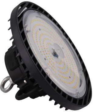 ENOVALITE Hallenstrahler LED Hallenleuchte 60W, 80W, 100W einstellbar, 3000K 4000K 6500K einstellbar, bis 16000lm, 160lm/W - IP65 IK06 - UFO Lampe High Bay Hallenstrahler