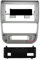 THOQUP Cadre Radio Cadre d'autoradio 9 Pouces adapté for Peugeot 406 1995 – 2005, Kit de Panneau d'installation de Console, Lunette Audio, Adaptateur GPS Pratique(Silver Frame)