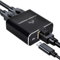 Gigabit Ethernet Network Switch, 1 to 2 Gigabit Network Switch, High-Speed Gigabit Network Splitter, 1000Mbps Ethernet Splitter LAN Internet Splitter with USB-C for PC PS5 Xbox Router Digital TV Hub