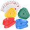 Porta carte da gioco in confezione da 4, porta carte a mani libere, porta carte da gioco, porta carte a triangolo, clip a mani libere, porta carte da gioco per bambini