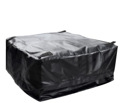 Dachgepäckträger – robuste LKW-Bett-Cargo-Tragetasche | Pickup-Bett-Aufbewahrungstasche mit Gepäckschloss und Aufbewahrungstasche | wasserdichte schwarze Dachtasche für jede LKW-Größe für sicheres und