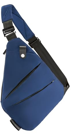 HUGH BUTLER, Sac de Voyage Antivol pour Homme, Plat Sur La Poitrine, James | Invisible Sous Une Veste, Sac Bandoulière, Élégant et Polyvalent, Messenger, de Taille, Ceinture