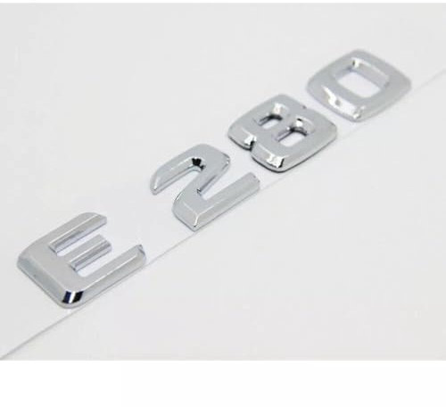 E280 Auto Emblem Dekoration LKW car Sticker Badge Chrom Schriftzug E 280 Neu passend für Mercedes Benz