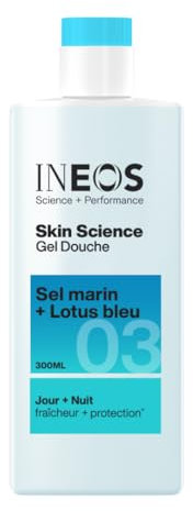 INEOS Gel Douche Skin Science Sea Salt + Blue Lotus 300ml