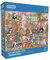 Gibsons Courtyard Cats 1000 Piece Jigsaw Puzzle for Adults Fun Animals Cartoon Artwork | Sustainable | Premium 100% Recycled Board | Great Gift | Gibsons Games
