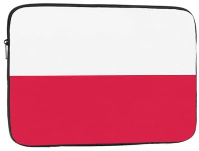 Nabear Polish Flag - Custodia per computer portatile, antiurto e portatile, borsa interna per notebook da 10, 12, 13, 15, 17