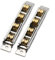 ComfyHarbor Rouleaux de rail de porte coulissante robustes en acier inoxydable avec système de roulement silencieux pour installation de porte en verre et aluminium 15-16 mm (A)