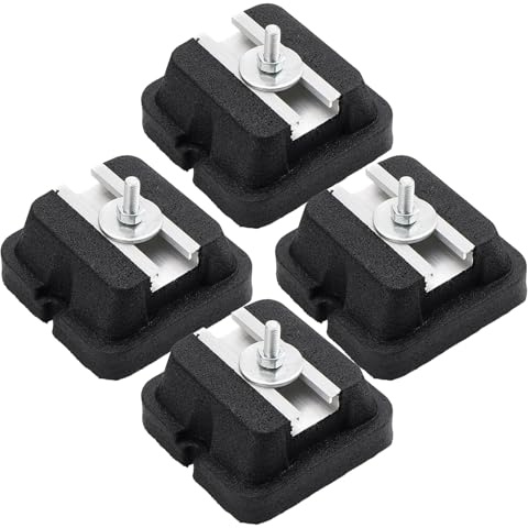 Base de support pour climatiseur | Base de support pour climatiseur | 4 pièces support antivibrante résistant pour climatiseurs Split et pompes à chaleur