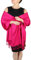Cerise Pashmina Scarf Wrap Shawl Stole - Tassel Finishing - Handmade