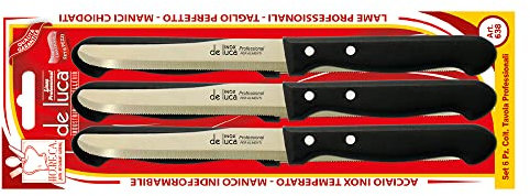 DE LUCA COLTELLERIA HO.RE.CA. Set 6 PZ COLTELLI TAVOLA Professionali