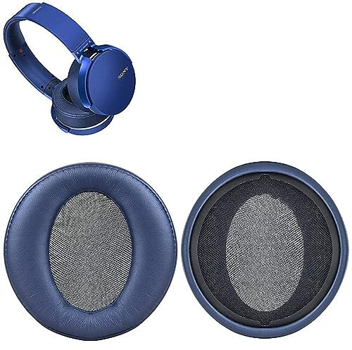 MDR-XB950BT Earpads Replacement Ear Pads Cushions Muffs Repair Parts Compatible with Sony MDR-XB950N1 MDR-XB950B1 MDR-XB950AP MDR-XB950/H Wireless Bluetooth Headphones. (Blue)