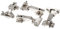 Ikea HJALPA Standard Scharniere, 603.312.00, (passend für Platsa), 4 Stück