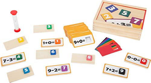 small foot Lernspiel Holzpuzzle, Spielzeug aus Holz zum Mathematik Lernen, für Schüler, ab 6 Jahre 11730