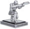 LISAQ Verbeugung Ritter Form Desktop Halter Ständer für Stift Zigarre Desktop Halter Dekoration Rüstung Soldat Statue
