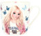 Depesche 11549 TOPModel - Becher Butterfly, Tasse aus Porzellan mit ca. 300 ml Fassungsvermögen, ideal für Kakao, Kaffee, Tee und andere Getränke