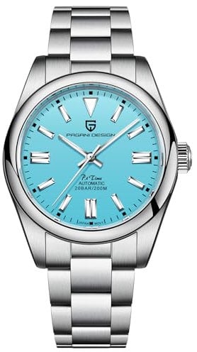 Pagani Design Herren Uhr Analog Japanisches Automatikwerk NH35 mit Edelstahl Armband PD1690