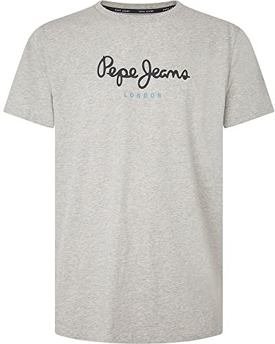 Pepe Jeans Eggo N T-Shirt, Gris (Light Grey Marl), XS Homme