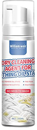 Mandeep Nettoyage à Sec Vetement Nettoyant Sec Vetement Spray Détachant à Sec pour Textile Détachant Textile Spray Détachant Textile Graisse Détachant Textile à Sec