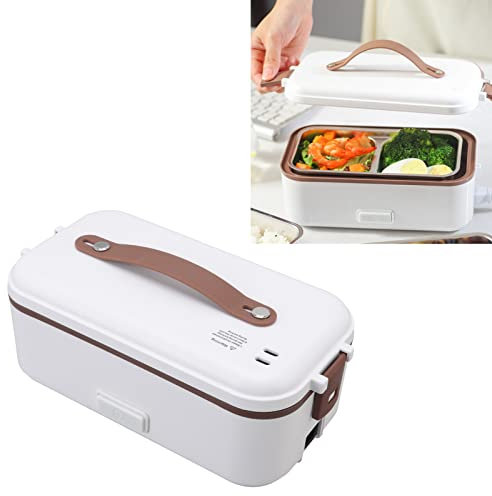 Fiambrera Electrica Hermetica, Lonchera Eléctrica Portatil, 220V Termica Calentador Comida Portatil Extraíble Acero Inoxidable Tartera para Adultos Niños Trabajo Hogar Oficina(220 V)