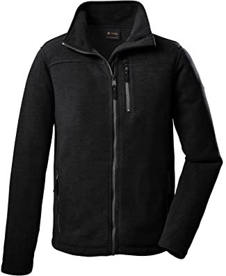 G.I.G.A. DX (GIGEQ Herren Casual Fleecejacke GW 17 MN KNTFLC JCKT, schwarz, 4XL, 38544-000