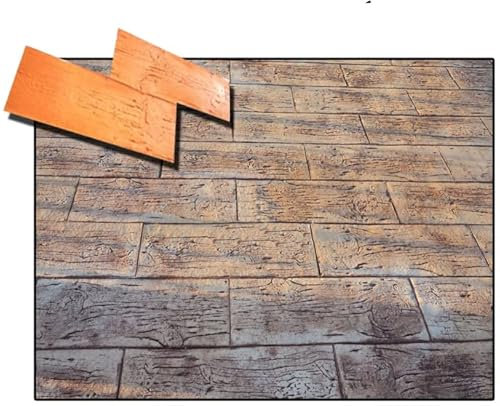 Molde para hormigón impreso Tablón Madera 91x49 cm- Plantilla Hormigon Estampado Tematización (SEMI-RÍGIDO)