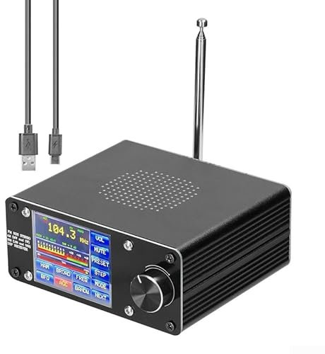 ATS-100 Vollband-Radioempfänger, SI4732/SI4735 Tragbarer Radioempfänger mit Antenne FM LW (MW & SW) SSB (LSB & USB)