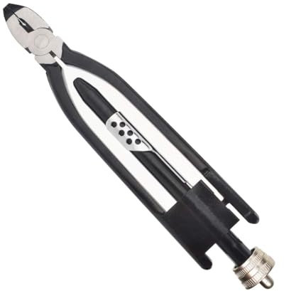 Gunpla 22,9 cm Sicherheitsdraht-Drehzange mit automatischer federbelasteter Rückführung, robuste Backen für Drähte