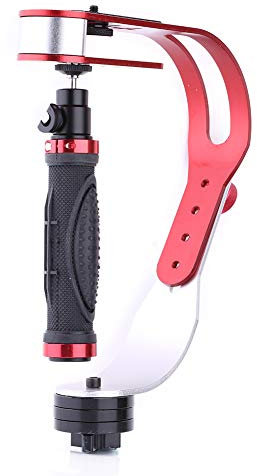 Stabilizzatore for videocamera Portatile, Stabilizzatore Video Steadycam Professionale Maniglia in Gomma Supporto Stabile for Fotocamera Digitale Cam Camcorder DV DSLR