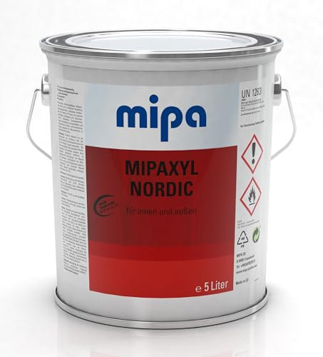 Mipaxyl Nordic,seidenglänzend/5L,mahagoni,lasur,offenporig,biozidfrei
