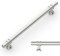Amerdeco 10 Stück Möbelgriffe Gebürsteter Nickel, 192mm Lochabstand, Schrankgriffe, Küchengriffe, Schubladengriffe für Küchenschränke und Kleiderschränke UK0002