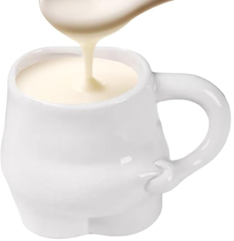 Tasses à café tendance en forme de ventre - Prise en main confortable - Tasse à café unique adaptée à toutes les occasions
