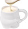 Tasses à café tendance en forme de ventre - Prise en main confortable - Tasse à café unique adaptée à toutes les occasions