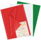 Anstore Seidenpapier Bunt 50 x 75cm, 60 Blatt Dreifarbiges Transparentpapier Seidenpapier Verpackungsmaterial, Rot Grüne Weiß Seidenpapier, Bastelpapier für Geburtstag Hochzeit Weihnachten Dekoratione