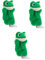 BCOATH 3 STK Geschichte Erzählende Marionette Frosch Spielzeug De Porristas Geschichten Erzählendes Spielzeug Frosch Plüschpuppe Tierhandpuppen Interaktive Marionette Tierspielzeug Green