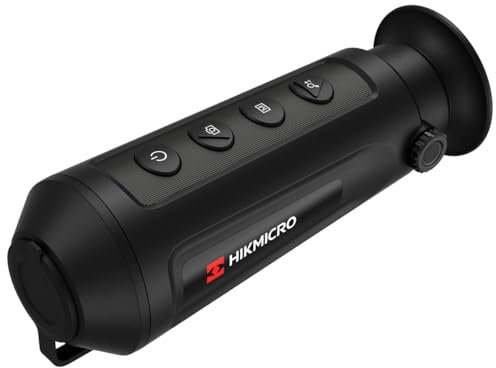 HIKMICRO Lynx LC06S tragbares Wärmebildmonokular/Wärmebildkamera zur Personen- und Tiererkennung, Beobachtung und Entfernungsmessung, mit integriertem 8 GB Speicher, WLAN-Hotspot