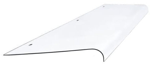 Transparentes Türvordach für den Außenbereich, 69,8 cm, hart und windabweisend, UV- und regenfest, mit guter Beleuchtung für Türen