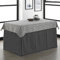 Falda Camilla Rectangular Bali Jacquard + Tapete - Gris, 70x120cm