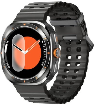 Ethelred JS Watch 7 Ultra Smart Watch 1:1 47mm Watch7 AMOLED Pantalla Bluetooth Llamada Diales Personalizados Brújula Hombres Mujeres Smartwatch (negro)