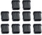 Eishockeyschläger-Endkappen – 10 Stück Hockeyschläger-Gummi-Stopfkappen, Hockeyschläger-Endschutz, Schutzband, Sport-Stickspitzen-Zubehör für einfache Installation und Wartung