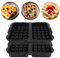 Lot de 2 moules à gaufres pour Ninja – Accessoire friteuse à air en silicone réutilisable, compatible avec Ninja AF400EU, AF451EU, SL400EU, AF500DE – Moule à gaufres pour friteuse sans huile